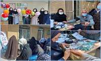 حضور تیم جهادی شبکه بهداشت و درمان پاکدشت در روستای قرمز تپه